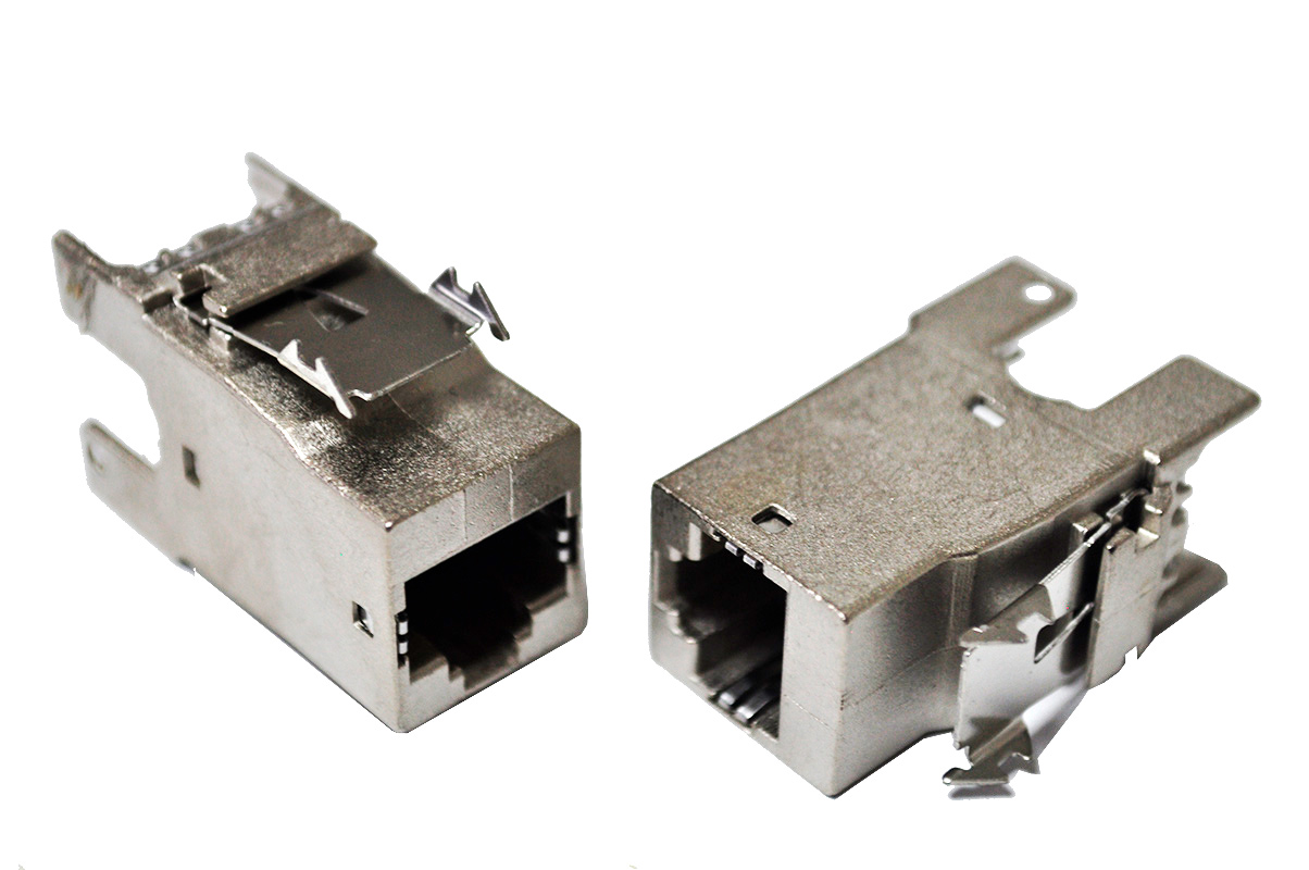 Keystone Jack RJ45 AMP Blindado Categoría 6A Ref 17111602 MSA SAS